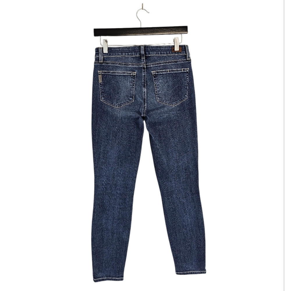 PAIGE Verdugo Ankle Mid‎ Rise Skinny Blue Jeans 28 Preowned - Picture 2 of 9